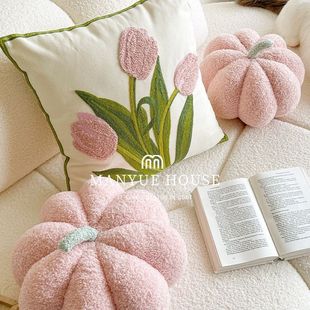 蔓越家 王炸性价比 ins郁金香抱枕靠垫可爱靠枕床头腰枕抱枕套