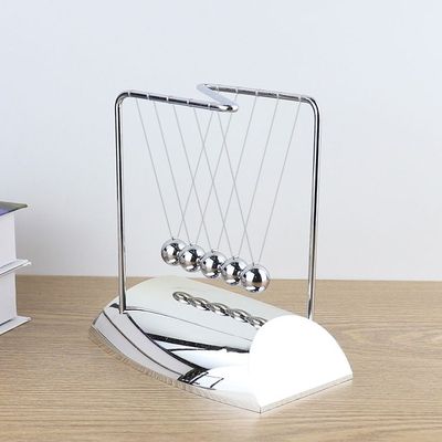 z字形状电镀牛顿摆球金属撞撞球碰珠物理能量守恒科教永动机摆件