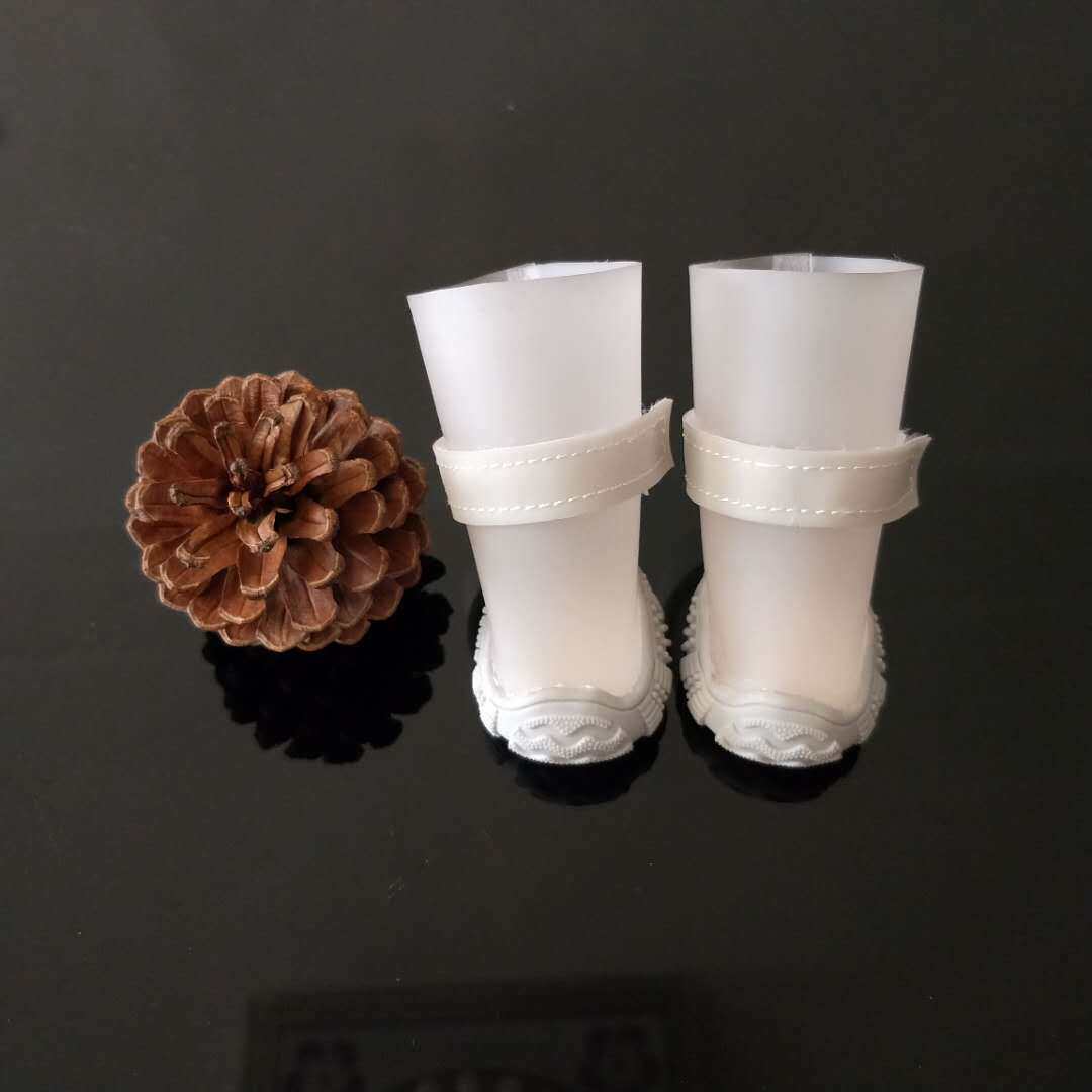 狗狗雨鞋一套4只鞋比熊泰迪雪纳瑞防脏鞋套小型犬防水防滑宠物鞋