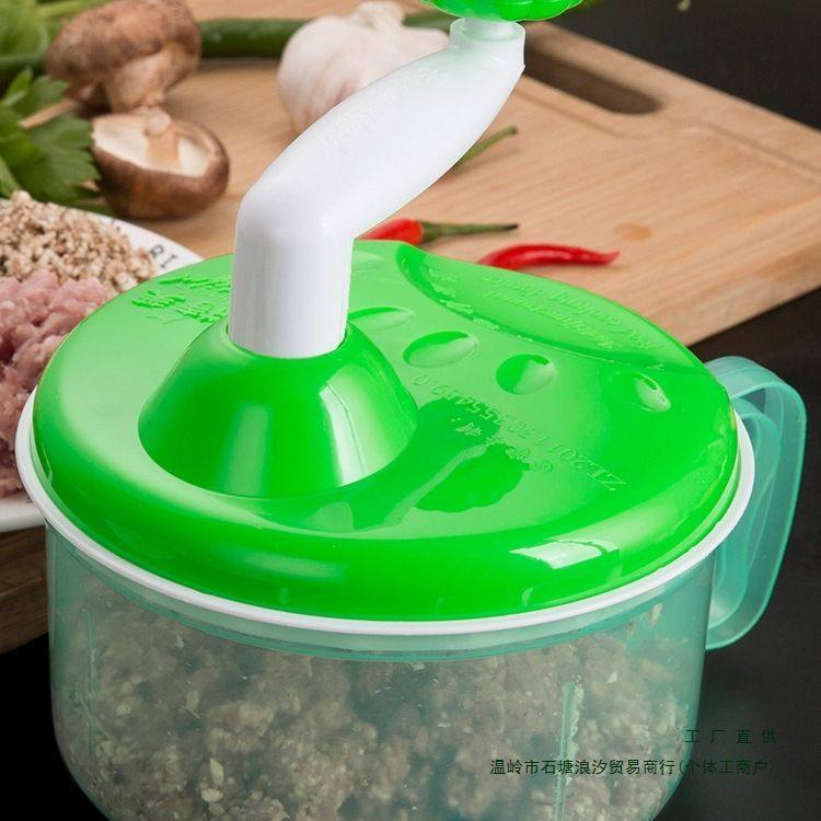 家用厨房多功能切菜器手动绞肉机绞菜搅碎菜蒜泥器绞馅搅蒜