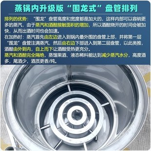 欣顺昊不锈钢蒸汽加热盘管酿酒设B备酿酒机白酒蒸馏机干蒸酿酒厂