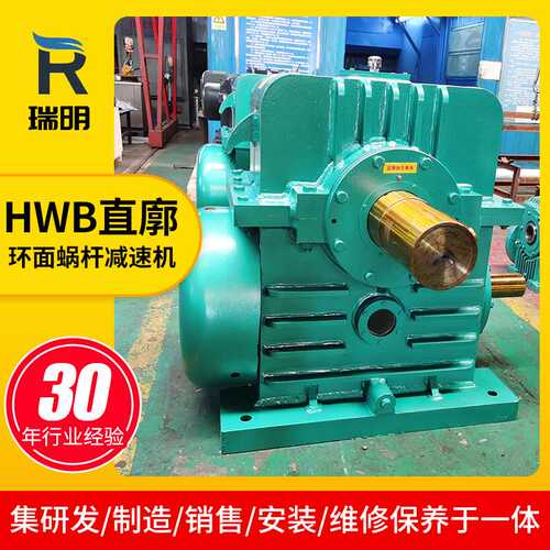 HWB250直廓环面蜗杆减速机 蜗杆下置铸造机一体机盖减速机厂家