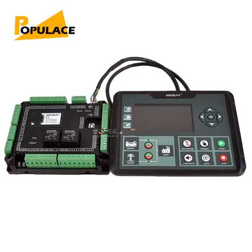 HM700分体式控制面板电喷发电机铭贝控制器自启动液晶显示屏HM500