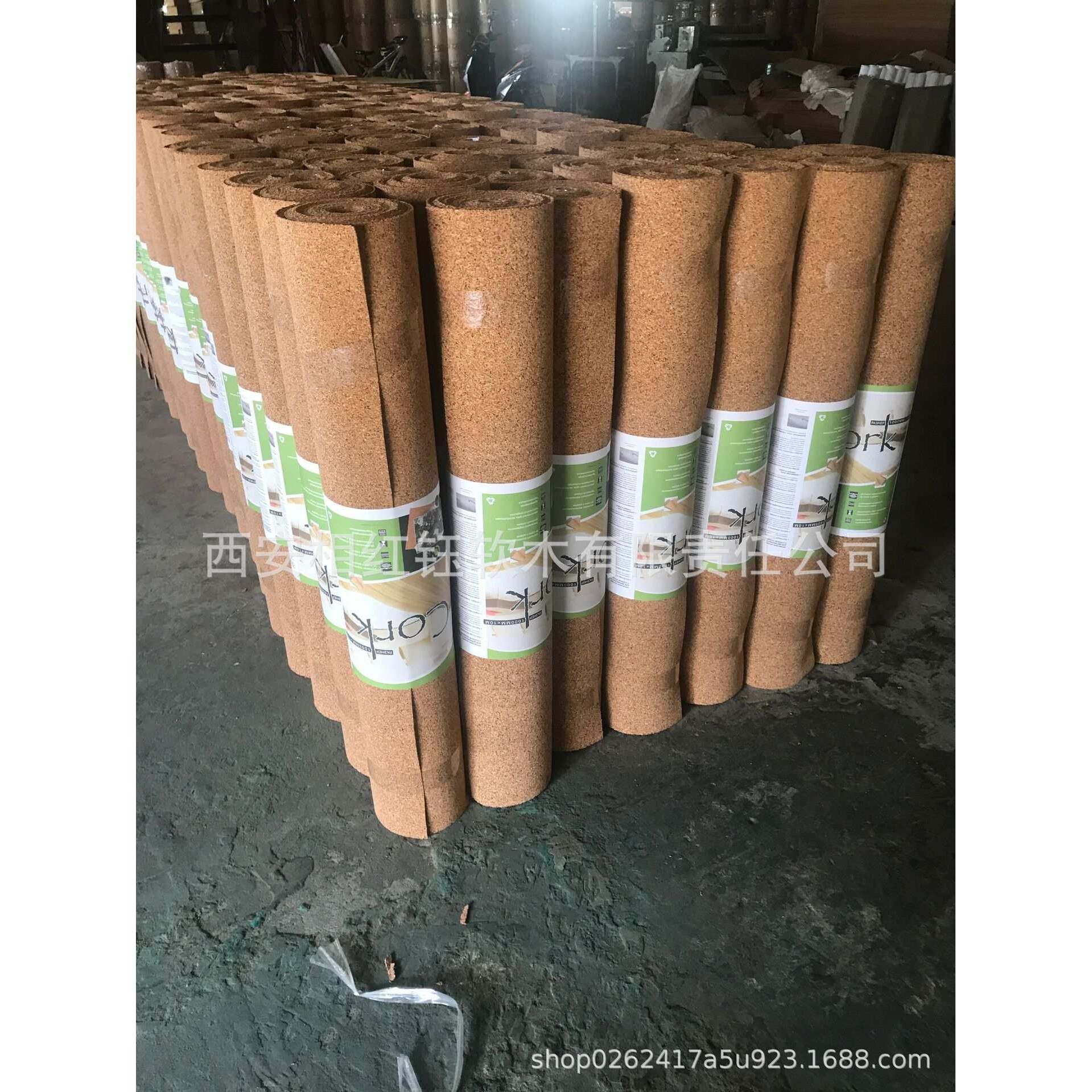 软木地垫 复合强化竹、木地板垫层 静音防潮地暖地垫