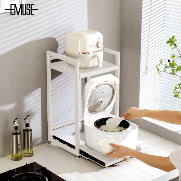 厨房台面置物架电饭锅一体式抽拉收纳架家用烤箱微波炉放置锅架子,厨房/烹饪用具,微波炉置物架,淘宝优惠券,粉丝福利购,淘宝优惠卷