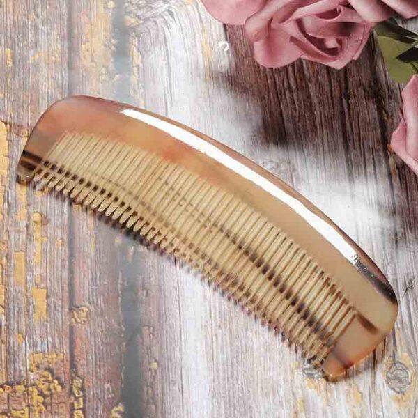 子整头梳养发天然全盒男女送礼牛角梳刻字齿防静电角正宗