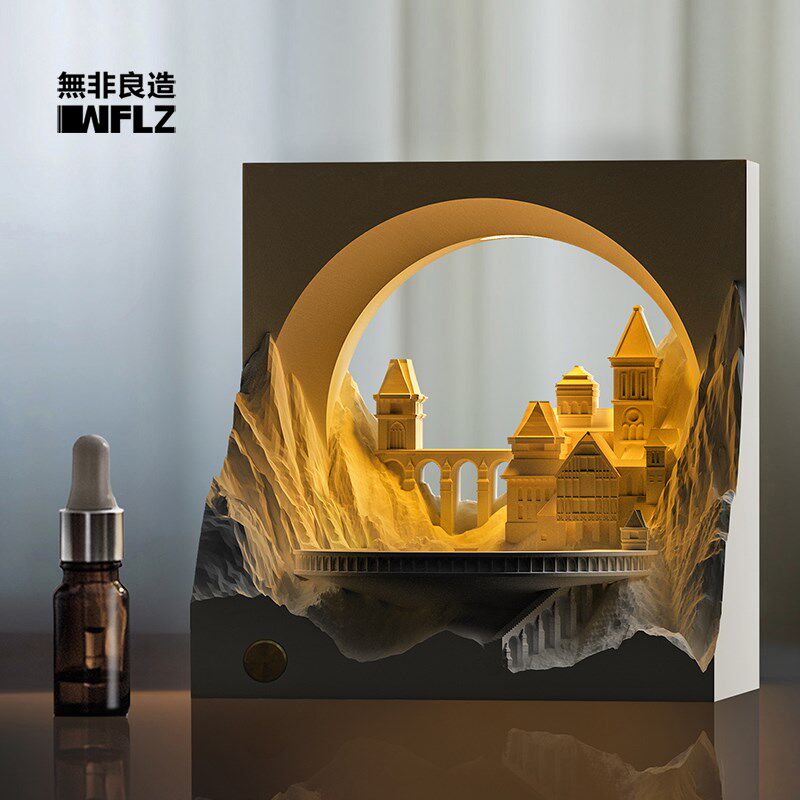 無非良造金山庄园香薰灯扩香石小夜灯床头氛围R灯生日礼物女生礼