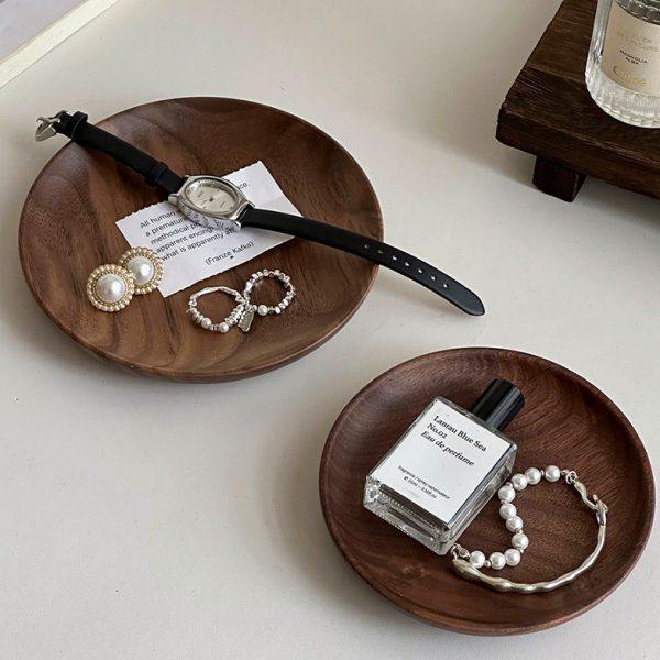 实木首饰盘香薰托盘装饰摆件轻奢高级感拍照道具桌面杂物收纳盘,家居饰品,香薰托盘,淘宝优惠券,粉丝福利购,淘宝优惠卷