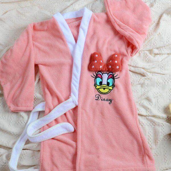 浴巾吸水女式可斗篷冬天浴袍浴袍宝宝穿游泳长袖男童儿童绑带洗澡