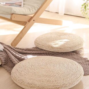 草编蒲团打坐拜草榻榻米包邮坐垫地上日式禅修佛飘窗垫子加厚圆形
