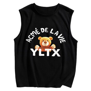 T恤男坎肩汗衫 帅气肥仔运动背心男宽松薄 无袖 400斤胖胖子星球大码