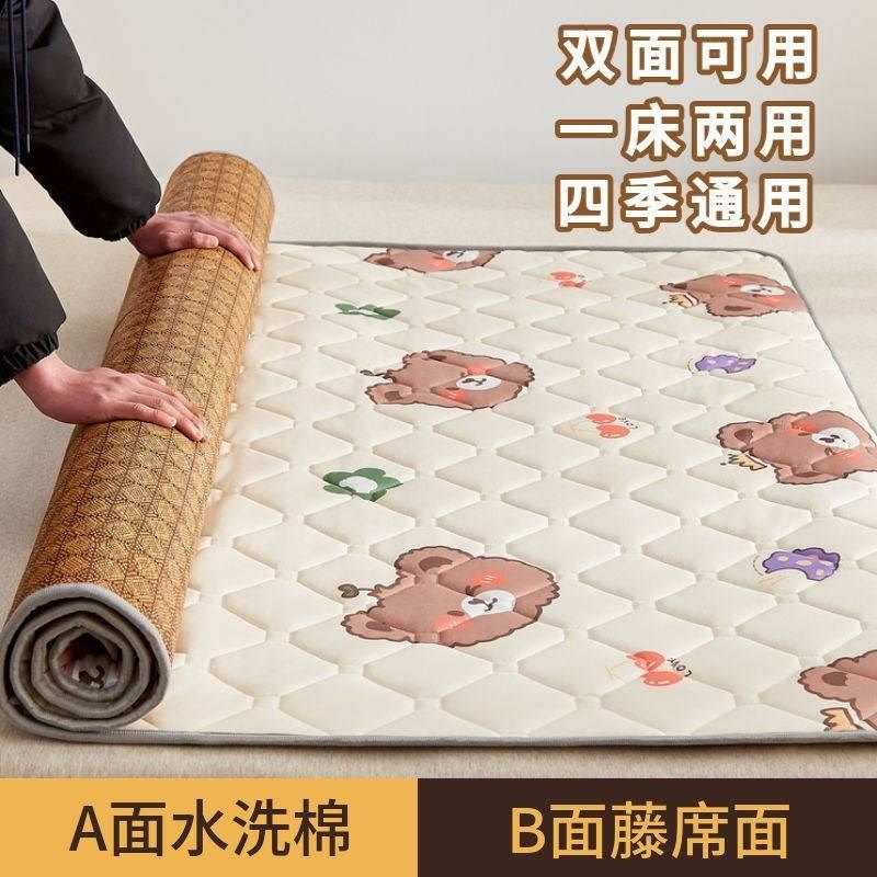 蚊帐专用床垫冬夏两用凉席床褥垫褥子铺床双人家用保护垫薄款垫褥