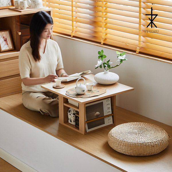 日式榻榻米茶桌阳台家用小户型茶几禅意矮桌落地茶室卧室飘窗桌子,住宅家具,炕几/飘窗几,淘宝优惠券,粉丝福利购,淘宝优惠卷