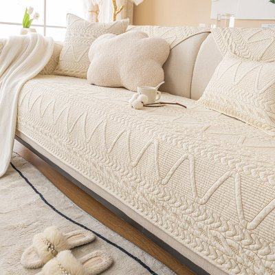 水洗全棉沙发垫简约现代座垫垫子防滑沙发套罩四季通用盖布巾轻奢,居家布艺,沙发套,淘宝优惠券,粉丝福利购,淘宝优惠卷