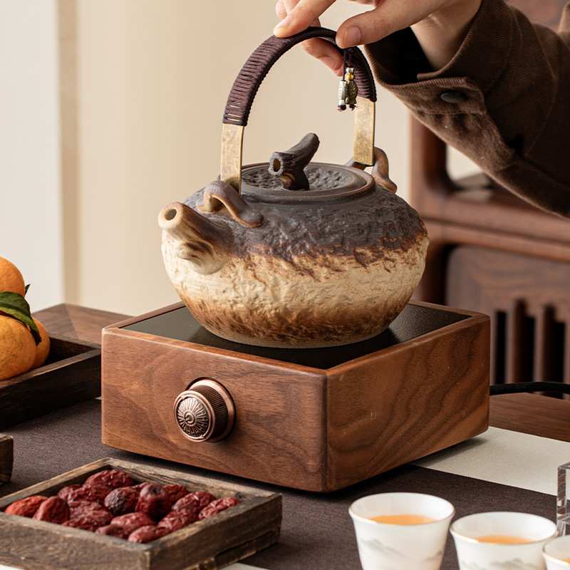 罐罐烤奶茶罐围炉煮茶茶壶电陶炉2024新款整套家用室内陶罐烧水壶