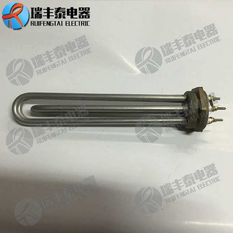 方形法兰式电热管 模温机油温机加热管 水箱水槽发热管锅炉加热管
