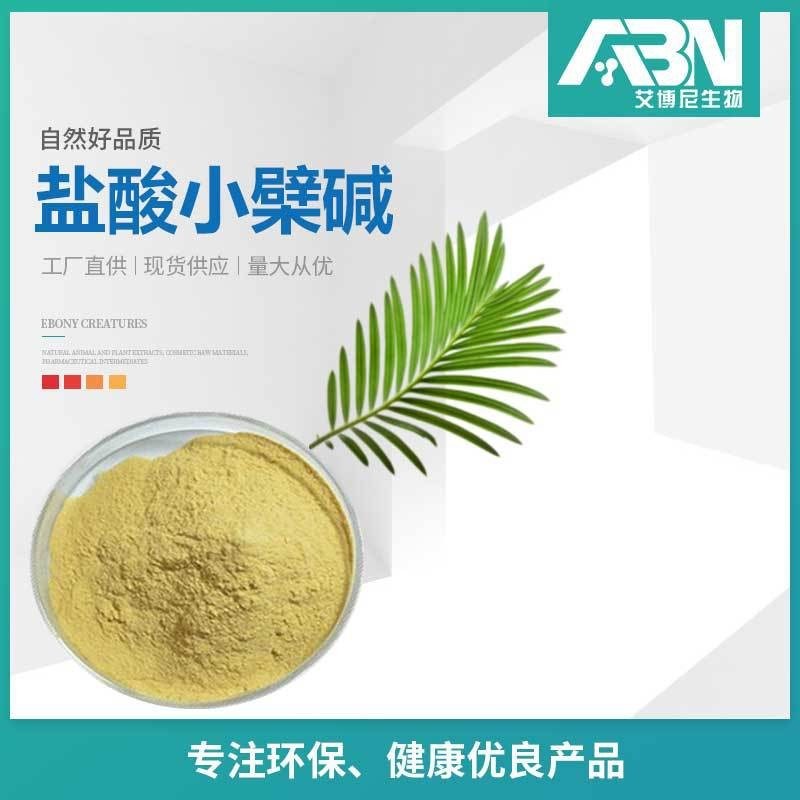 盐酸小檗碱98h% 黄色粉末633-65-8黄柏粉 黄连提取物 黄连素