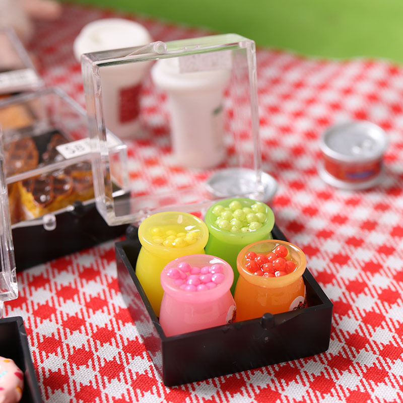微缩食玩甜品蛋糕模型1:12分ob11娃娃屋配件dollhouse玩具diy