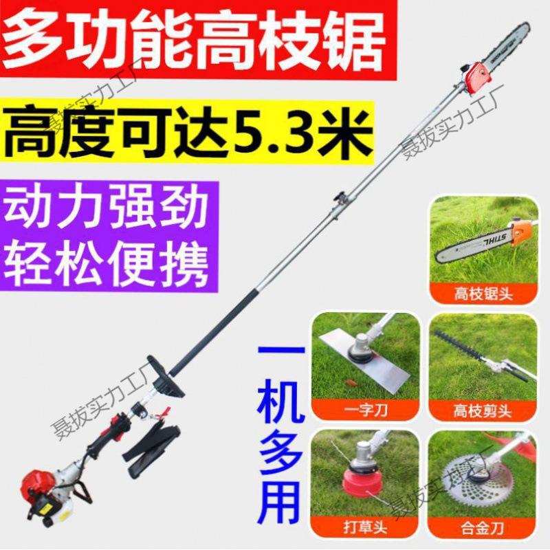 锯树汽油锯高枝锯果树加长可伸缩修枝剪树锯林园高空锯修杆