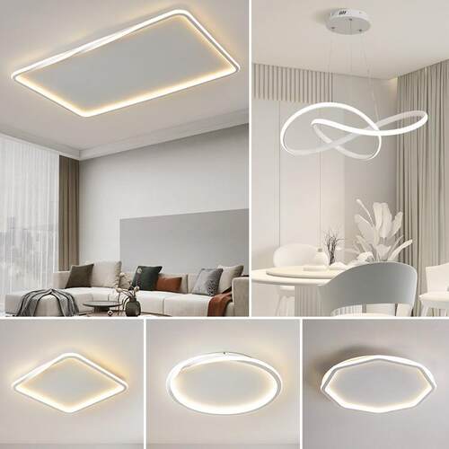 客厅吸顶灯2022年新款家用现代简约方形led卧室灯具全屋套餐组合