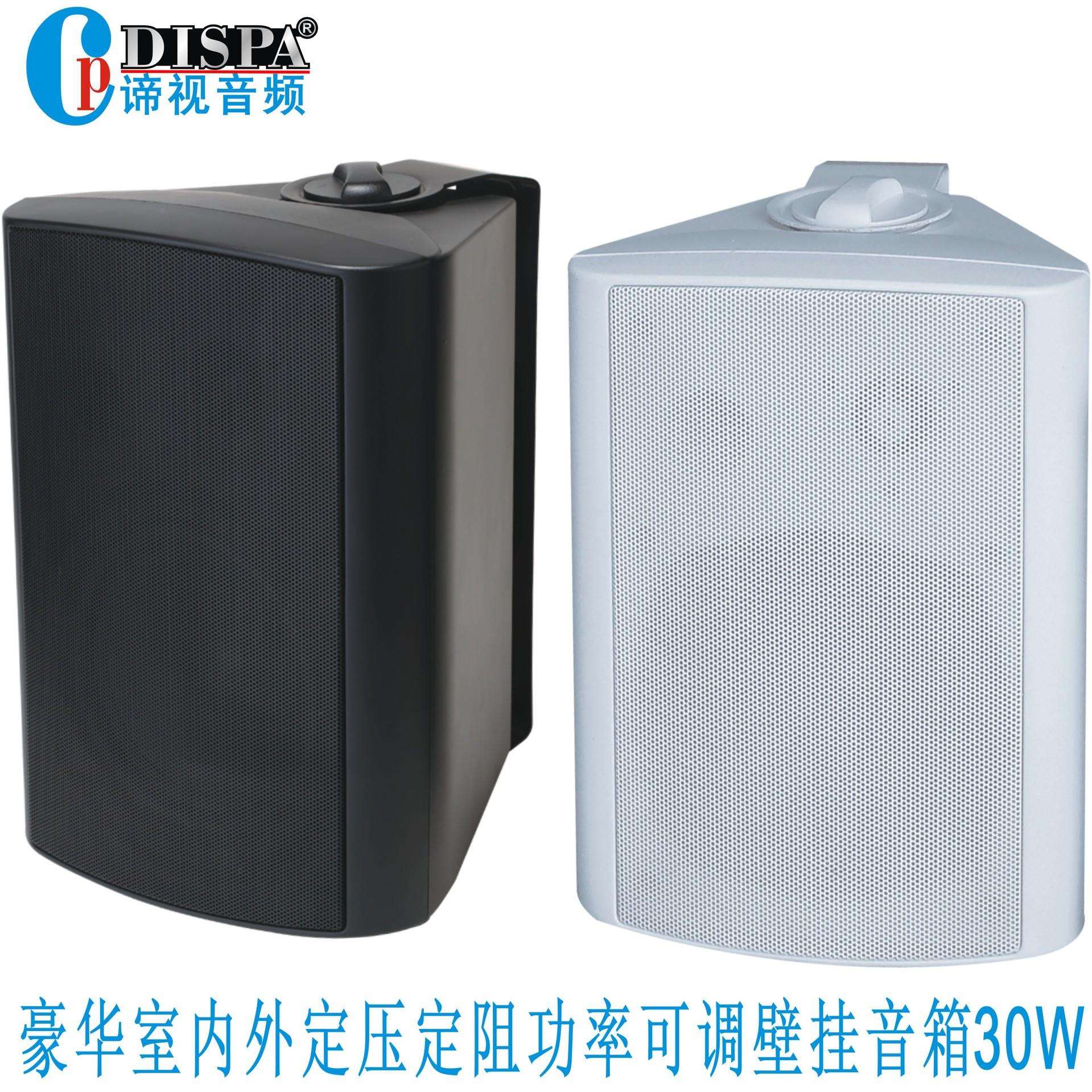 教室商场室内外全天候定压定阻可选功率大小可调豪华壁挂音箱30W