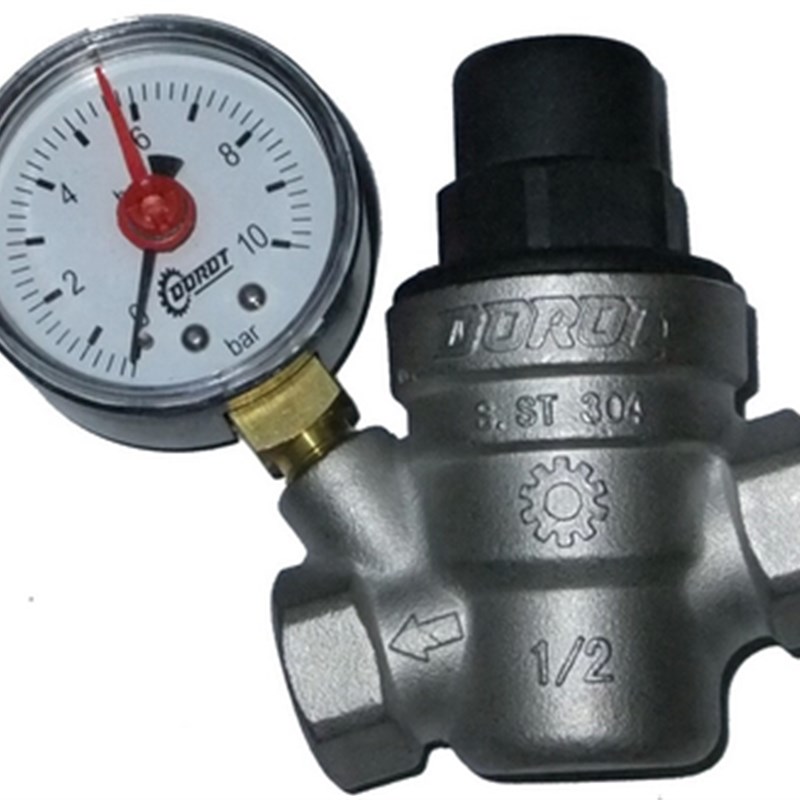 进口可调式不锈钢减压阀 进口自u来水减压阀 DOROT-D06E DN25 1寸