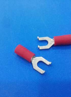 KST FSV1-3.7 红色护套铲形冷压端子 连接器