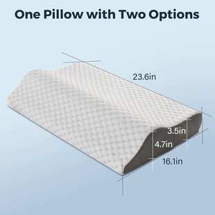 记忆泡沫塑形颈椎枕A7提供颈部和肩部支撑人体工学枕头