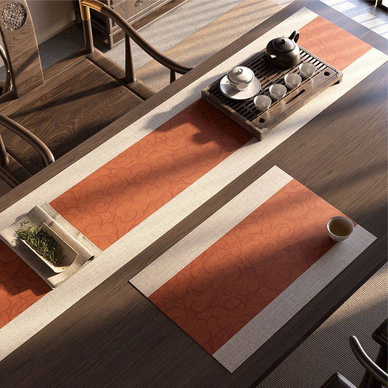 桌旗中式禅意茶席茶桌垫布沥水垫吸水垫子防水茶垫茶台隔热桌垫子,居家布艺,桌旗,淘宝优惠券,粉丝福利购,淘宝优惠卷