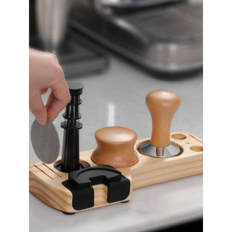 通用咖啡压粉座咖啡机手柄配套器具收纳榉木填压座布粉器座辅助,餐饮具,配套器具,淘宝优惠券,粉丝福利购,淘宝优惠卷
