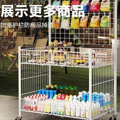 夜市地摊专用车花车摆摊小推车收摊神器置物架 展示架折叠移动