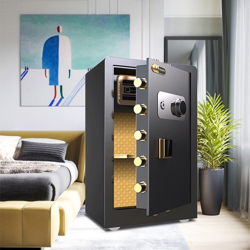 机械锁保险柜家用办公室防盗 家庭保险箱大容量密码带钥匙老式手,办公设备/耗材/相关服务,保险箱,淘宝优惠券,粉丝福利购,淘宝优惠卷