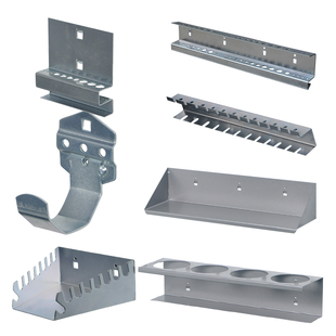 充电扳手架钻头架杆件层板托架螺丝刀圆瓶挂架角磨机架方孔板挂钩