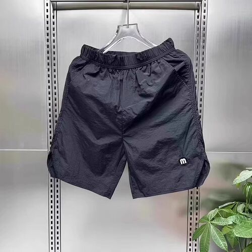 特大码300斤夏季薄款宽松直筒休闲短裤男女装速干运动五分沙滩裤2
