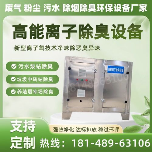 高能离子除臭设备工业污水泵垃圾站等离子管净化器废气处理除臭箱