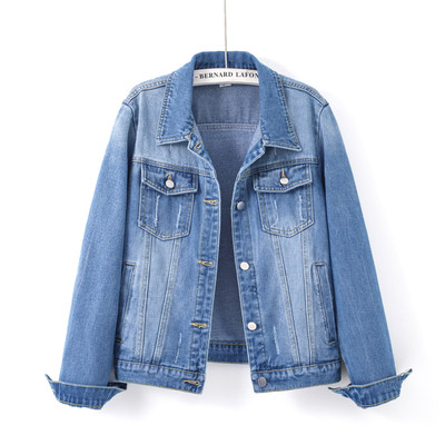 休闲多功能牛仔夹克女式