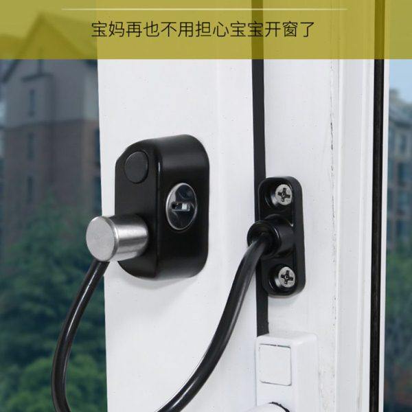 推拉窗户锁儿童安全锁防护锁平开窗锁扣防盗通风防坠楼门窗限位器,基础建材,窗锁,淘宝优惠券,粉丝福利购,淘宝优惠卷