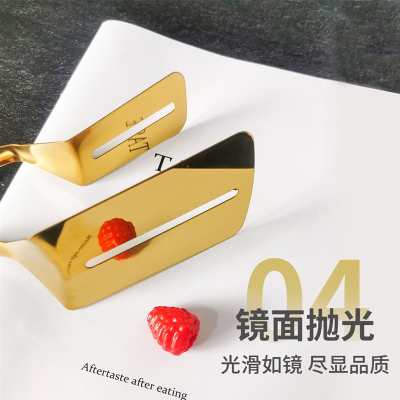 不锈钢煎鱼铲子h夹子翻鱼铲炸鱼神器不粘牛排披萨厨房用品煎铲家