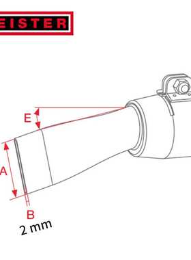 瑞士莱丹原厂扁风嘴 ?31.5mm 20x2mm 宽槽风嘴配件货号：105.475