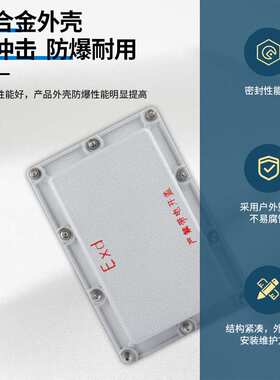200*200增安型Exe防爆接线箱 300*300隔爆型Exd接线箱 开孔