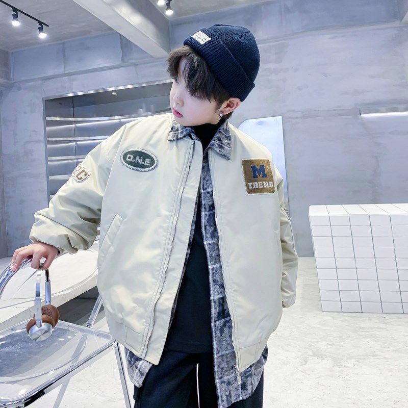 男大童冬季酷帅机车棒球棉服2025新款儿童秋冬加厚工装夹棉外套潮,童装/婴儿装/亲子装,棉袄/棉服,淘宝优惠券,粉丝福利购,淘宝优惠卷