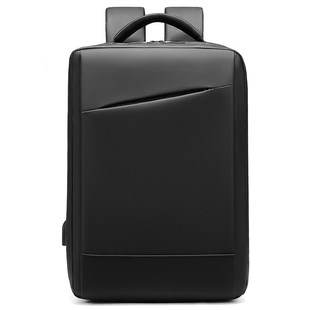 男式 休闲双肩包2024多功能防水潮流背包旅行大容量学生书包电脑包