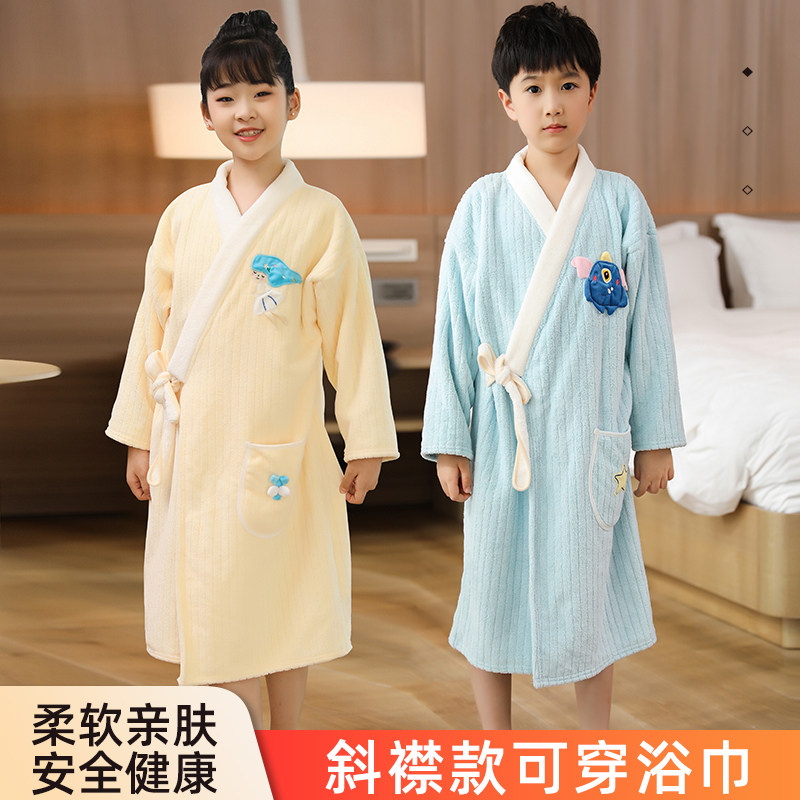 儿童浴巾斗篷连帽吸水速干可穿式男女孩大童专用宝宝洗澡浴袍秋冬,婴童用品,浴巾,淘宝优惠券,粉丝福利购,淘宝优惠卷