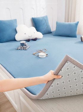 榻榻米床垫打地铺防滑床垫床褥农村土炕垫子毡子地垫可折叠可定做