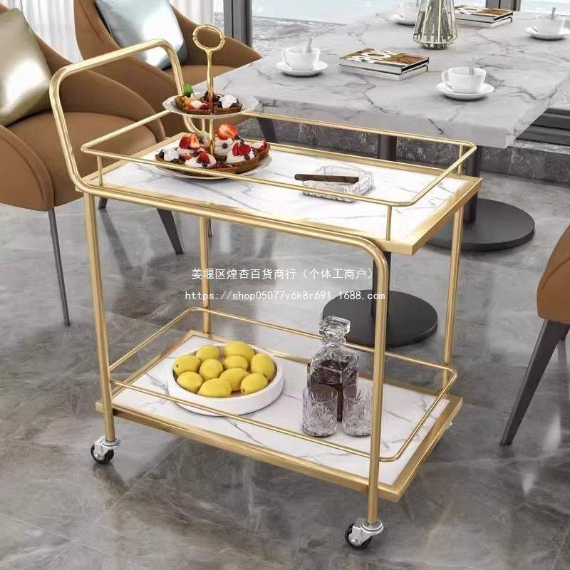 北欧移动小推车收纳车酒店酒水车金色多层铁艺简约餐车餐厅传菜车,住宅家具,移动边几/推车,淘宝优惠券,粉丝福利购,淘宝优惠卷
