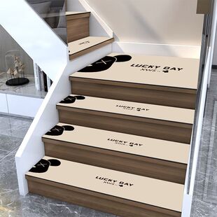 楼梯踏步垫免胶自粘台阶防滑家用贴旋转脚踏垫地毯垫子硅藻泥静音