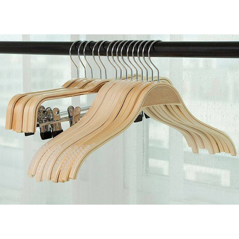 木衣架1装服装店 实木夹板成人婴儿童防滑无痕衣服架裤架夹子,收纳整理,木质衣架,淘宝优惠券,粉丝福利购,淘宝优惠卷