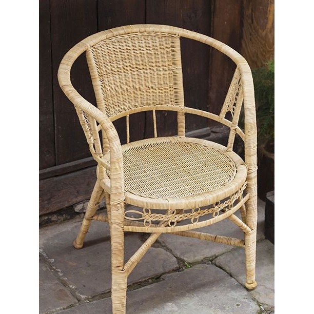 四川手工天然真藤椅子凳子阳台家用老人椅夏季户外老式靠背竹腾椅,住宅家具,阳台椅,淘宝优惠券,粉丝福利购,淘宝优惠卷