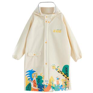 儿童雨衣男女款幼儿园带书包位全身防暴雨小学生宝宝可爱上学雨披