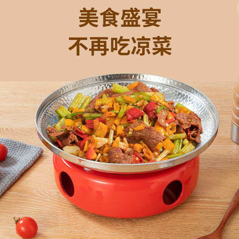 酒精炉干锅中式小火锅家用高端不锈钢干锅暖汤炉固体牛蛙酒精锅仔